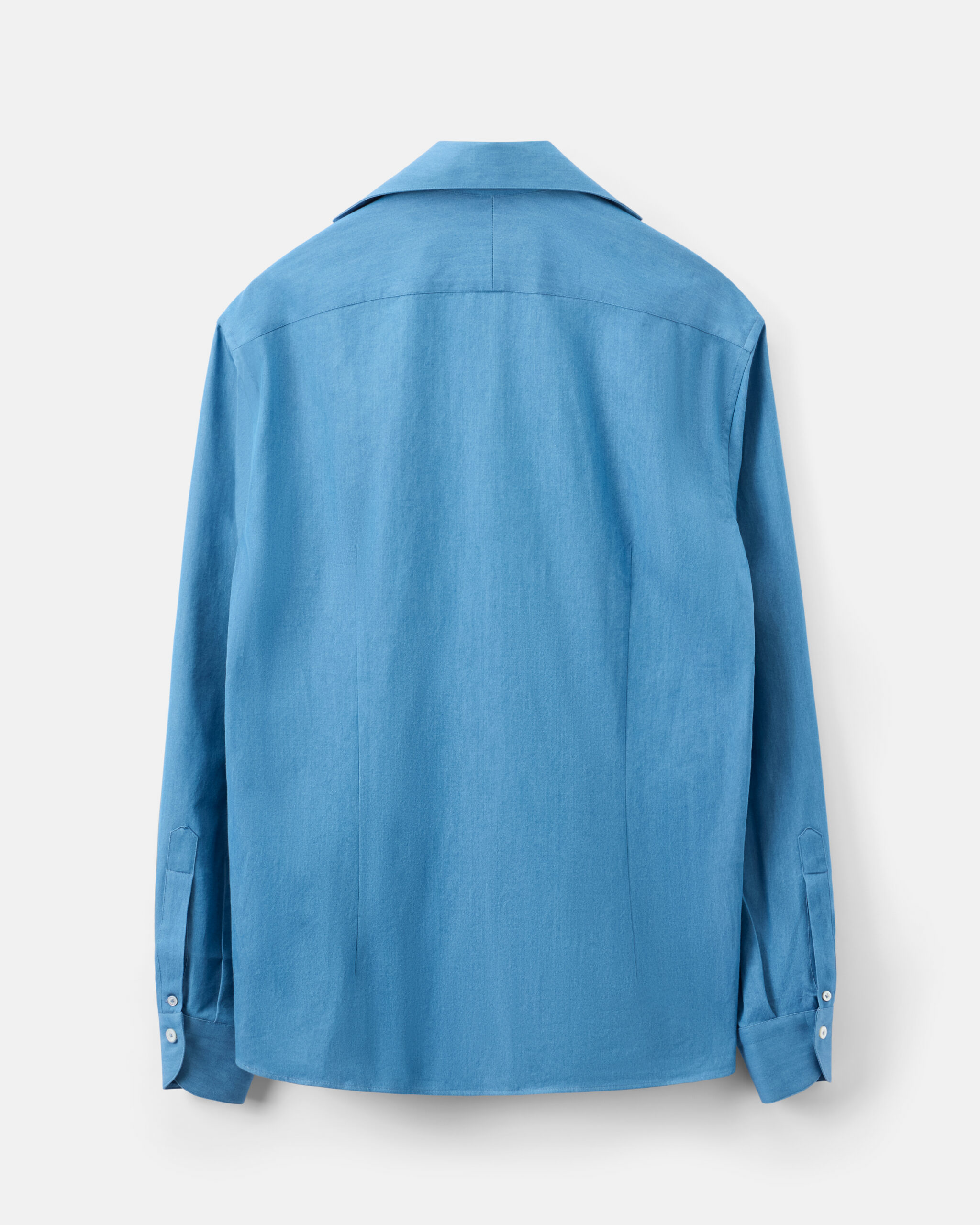 Måttsydd ‘Sloane’ Skjorta blå denim bomulls-twill image 4