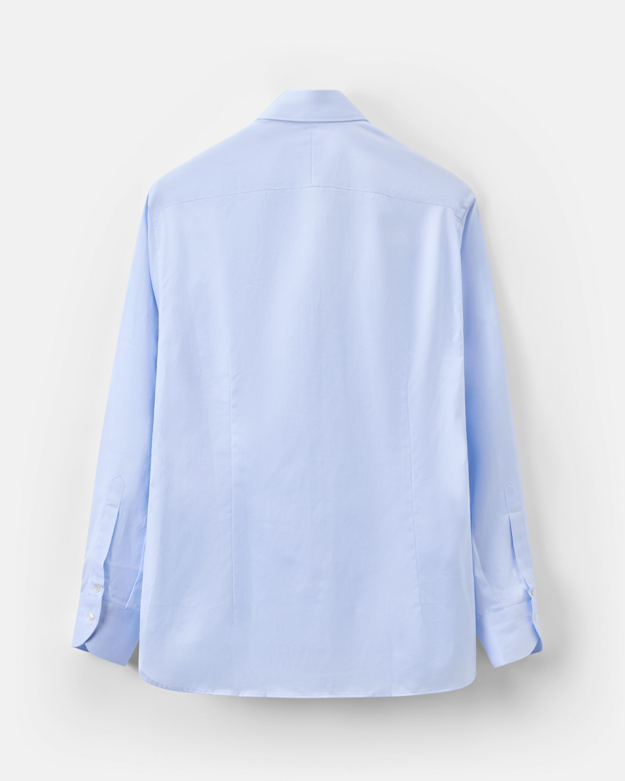 Måttsydd skjorta ljusblå 2-ply Royal Oxford bomull image 3