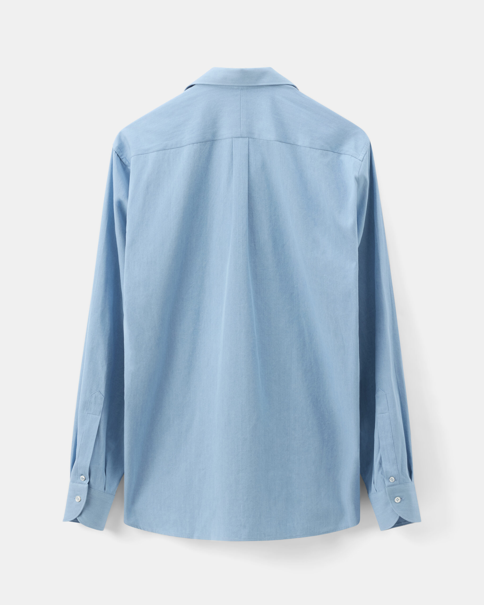 Måttsydd 'Sloane' Skjorta ljusblå denim bomulls-twill image 5