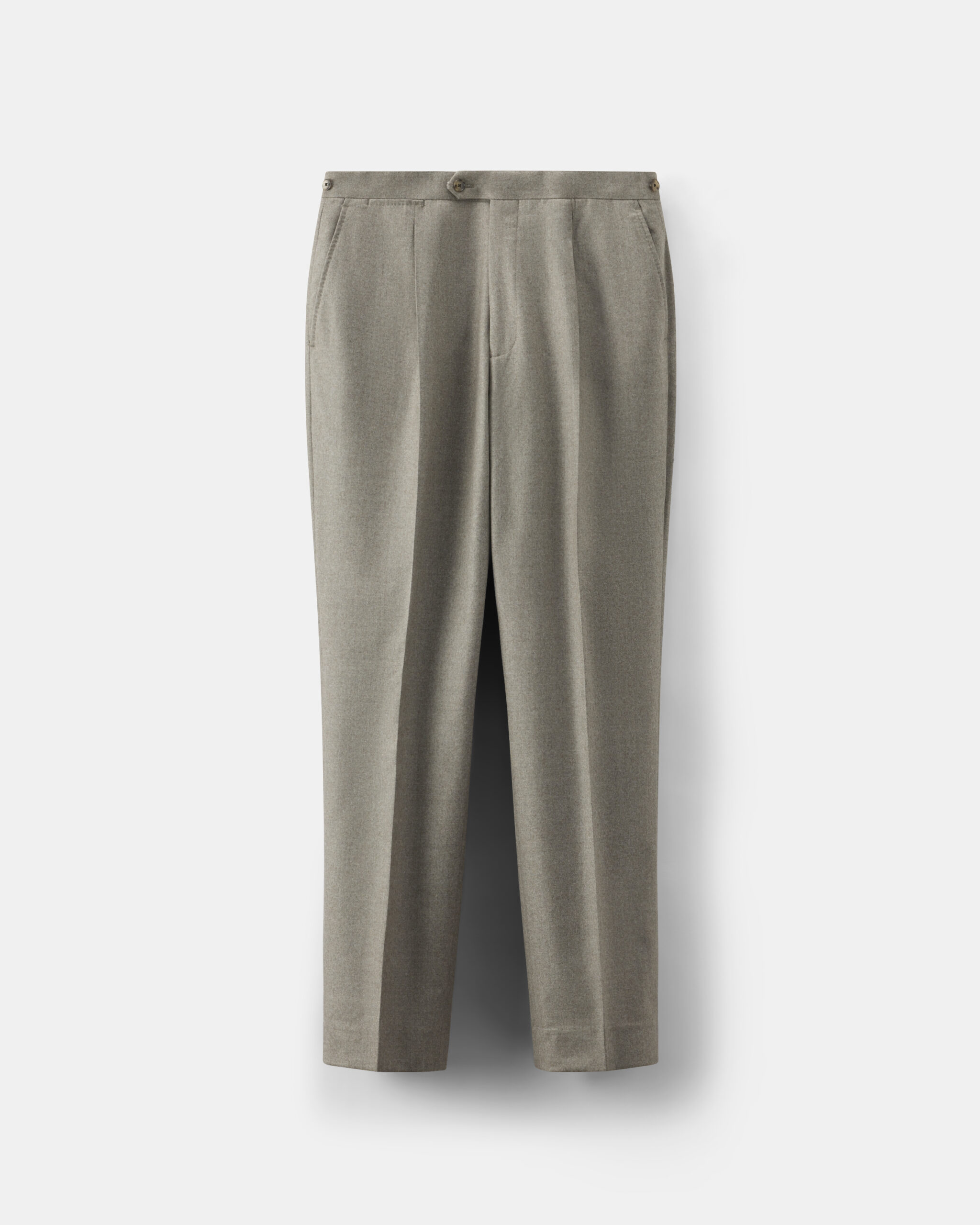 RTW 'Metro' Soft Suit taupe beige borstad ull-flanell image 3