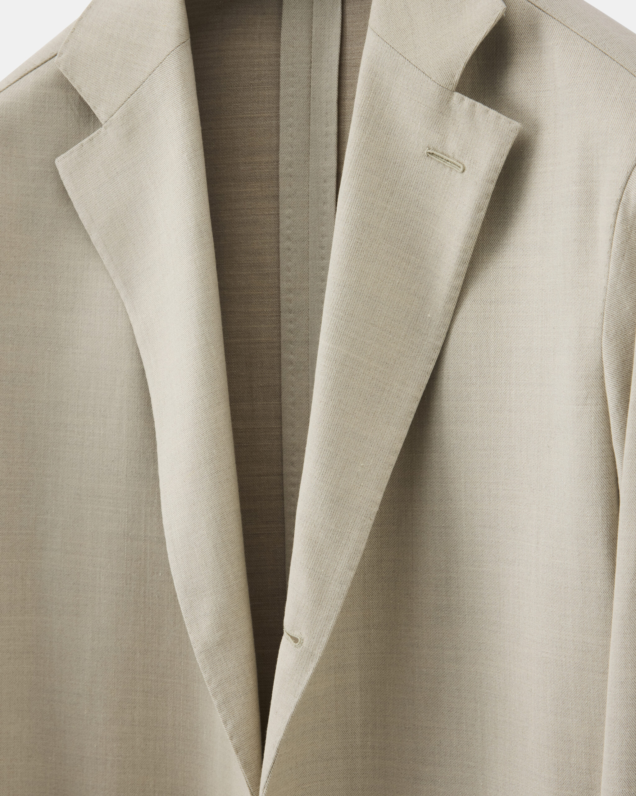 Måttsydd Soft Suit Beige Ull, Silke & Linne image 3