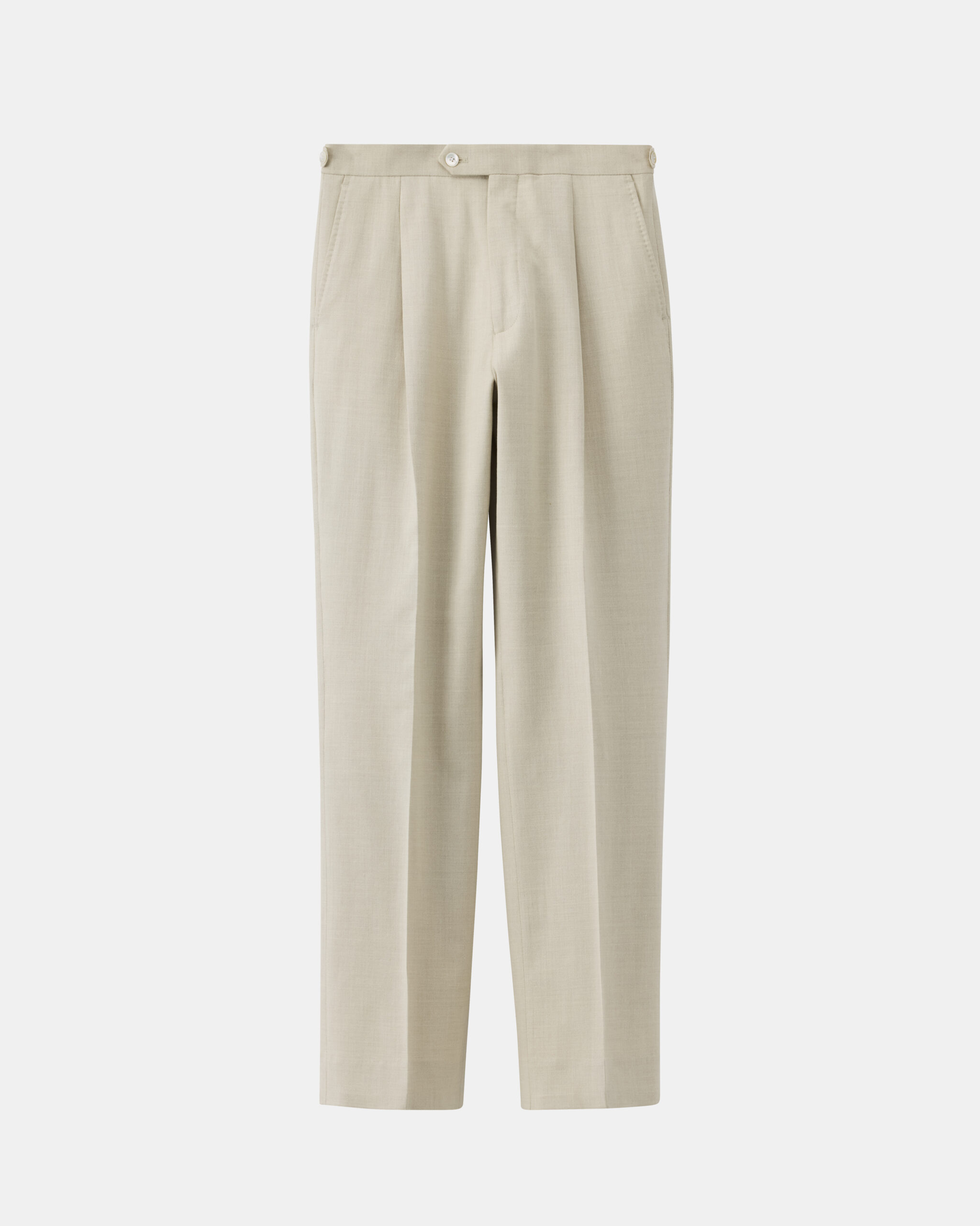 Måttsydd Soft Suit Beige Ull, Silke & Linne image 4