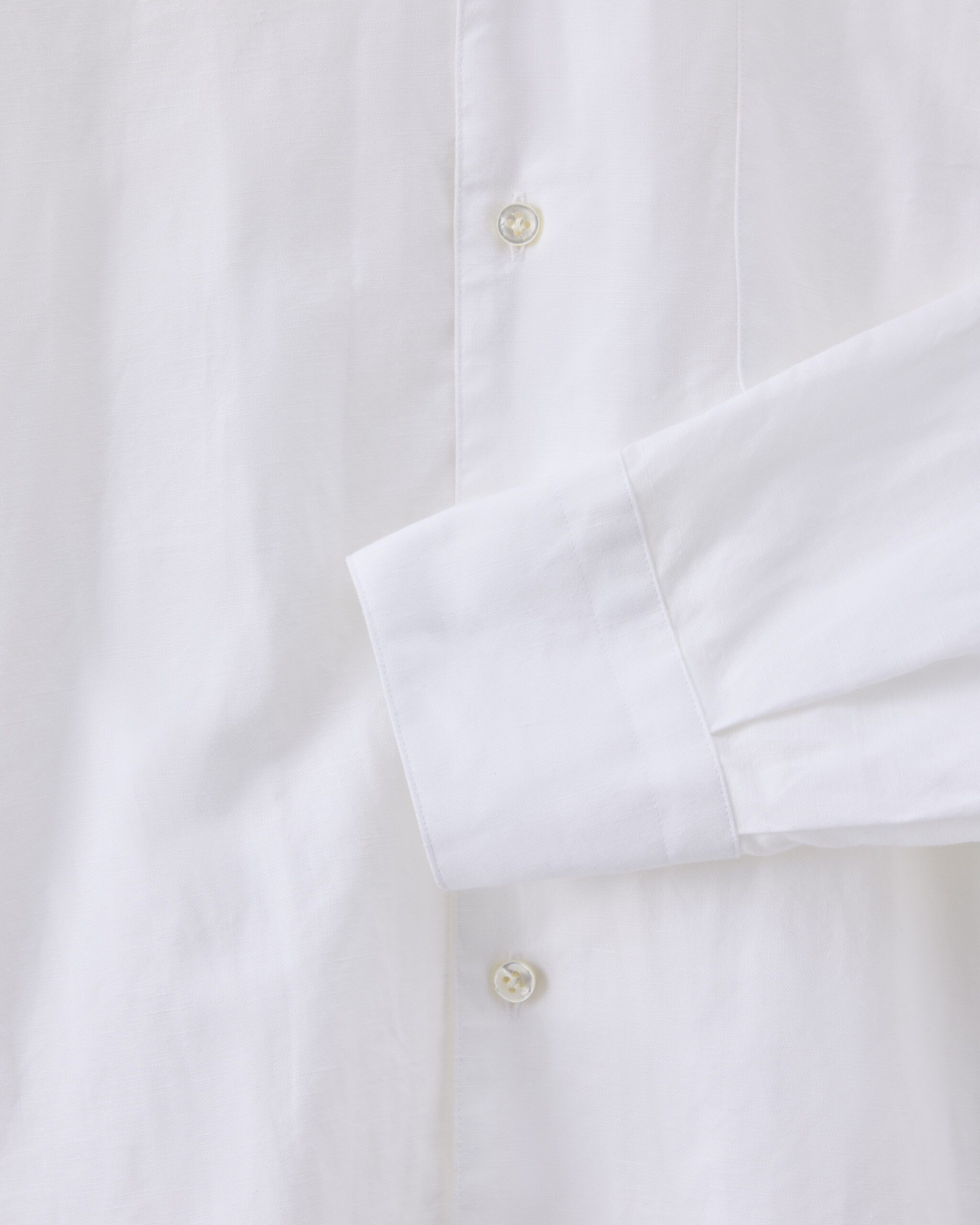 Perennial Skjorta Vit Bomull Linne image 3