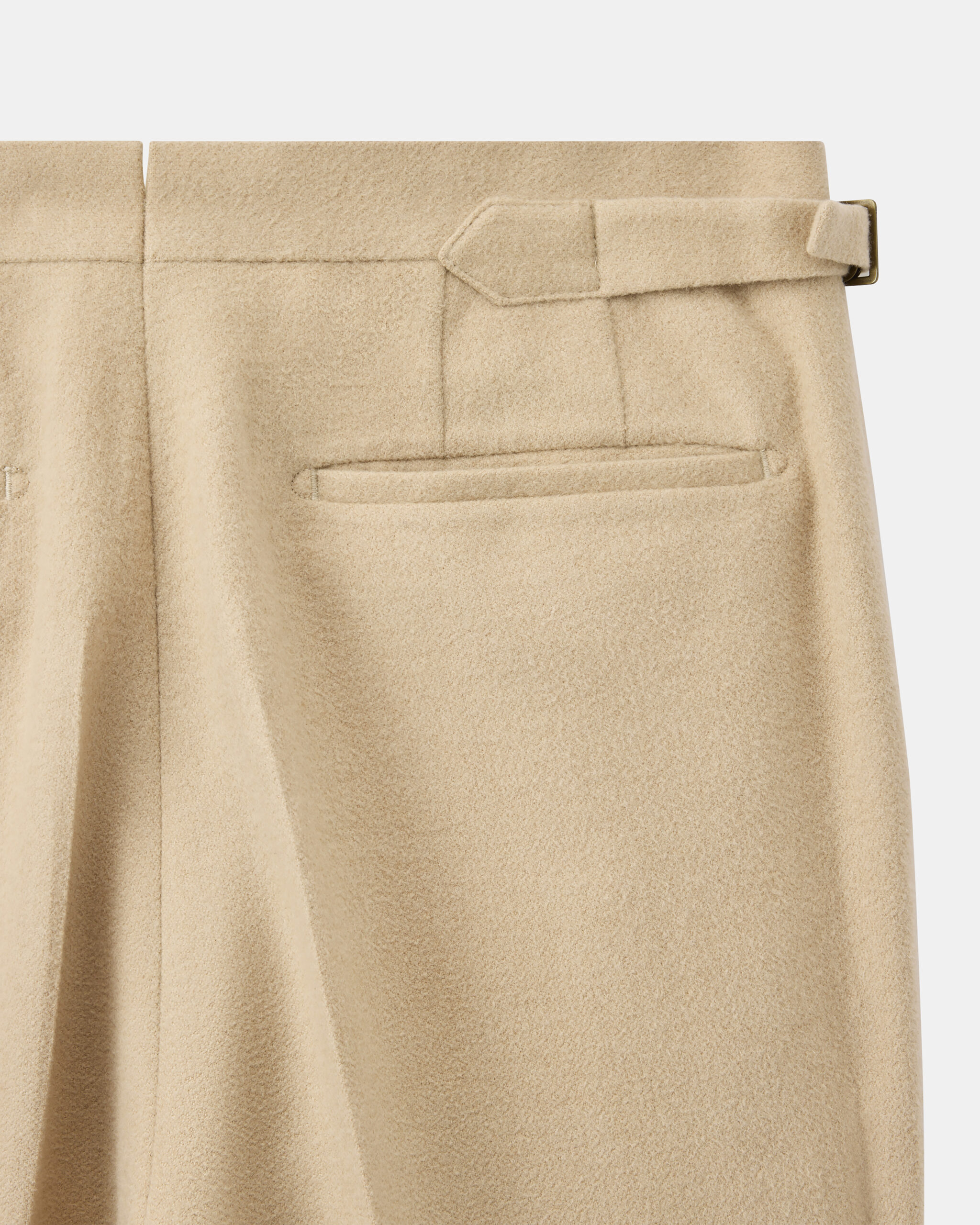 Måttsydd Byxa Sand Beige 330 Baby Camel Wool image 3