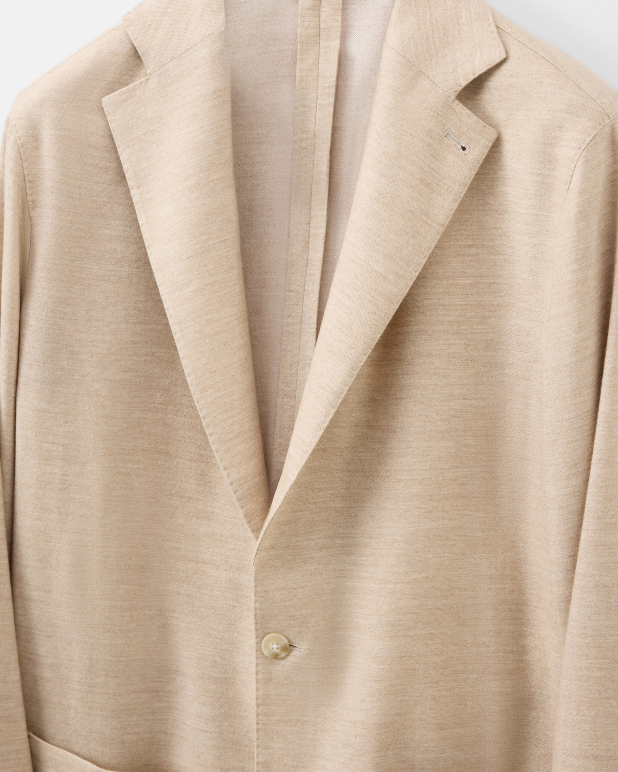 Måttsydd Soft Suit Beige kashmir & lyocell ull-stretch image 3