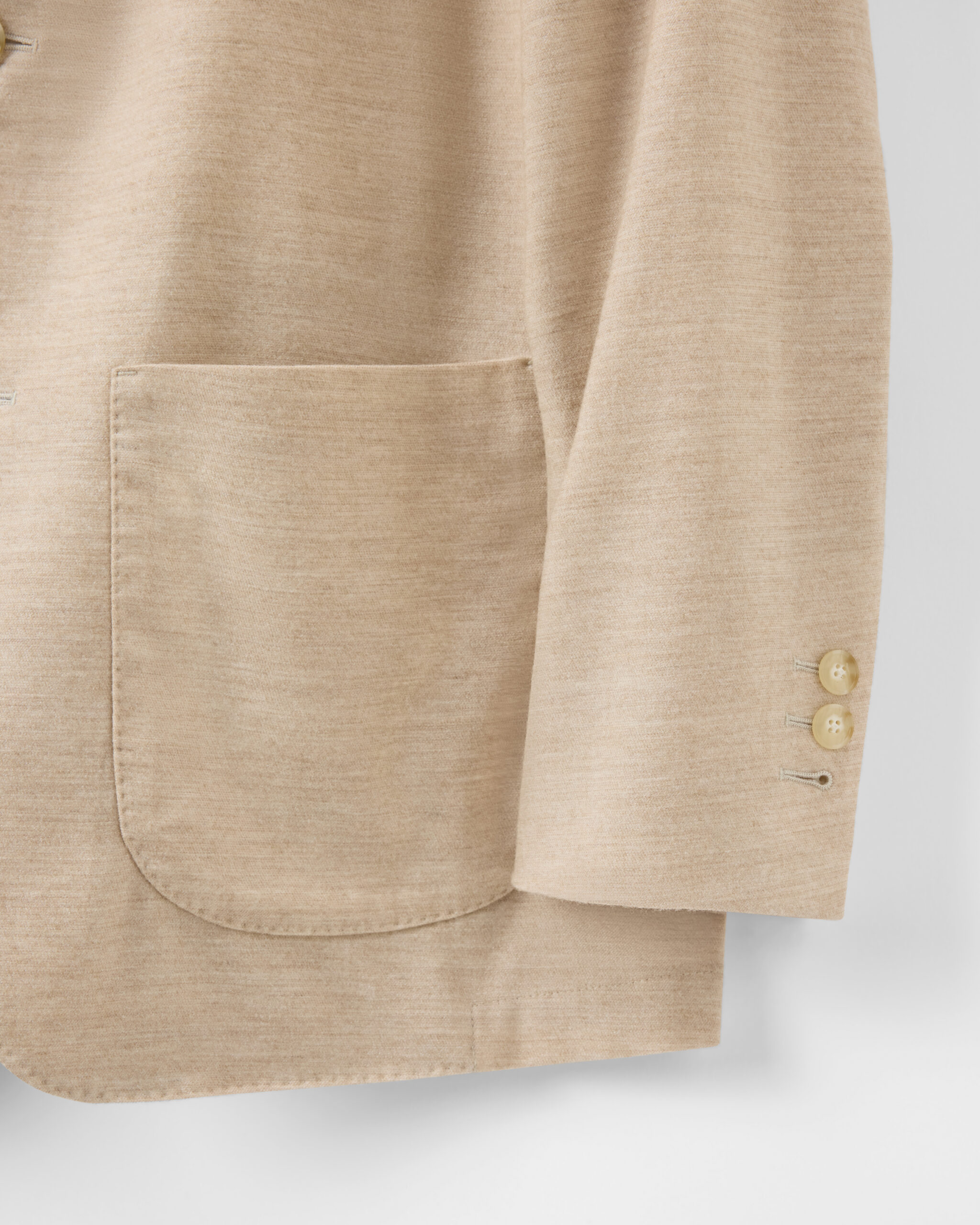 Måttsydd Soft Suit Beige kashmir & lyocell ull-stretch image 4