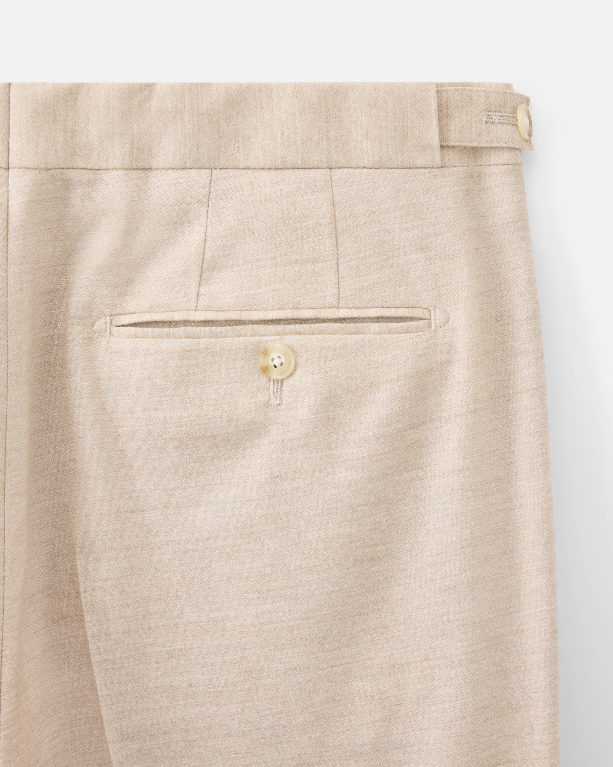 Måttsydd Soft Suit Beige kashmir & lyocell ull-stretch image 8