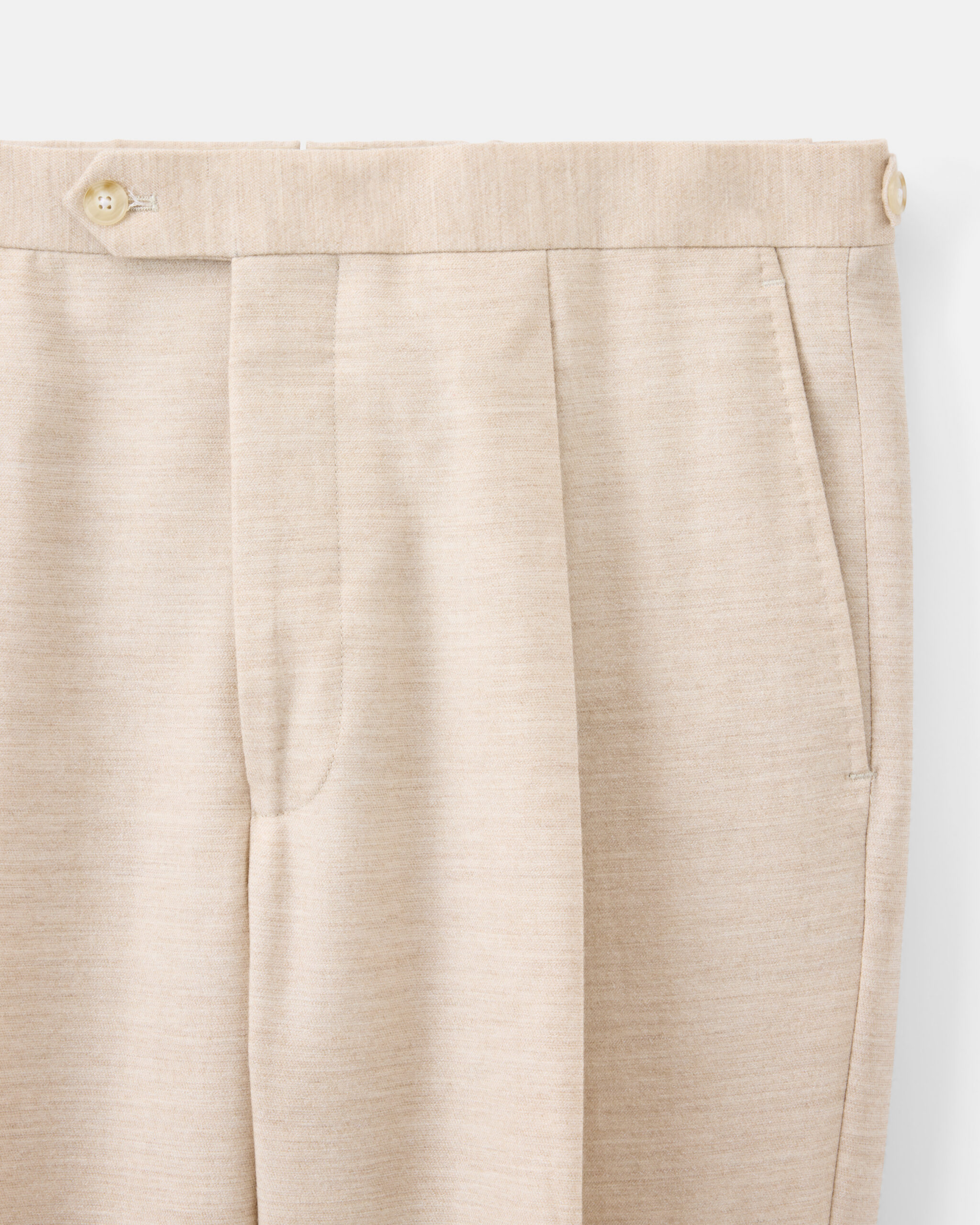 Måttsydd Soft Suit Beige kashmir & lyocell ull-stretch image 7