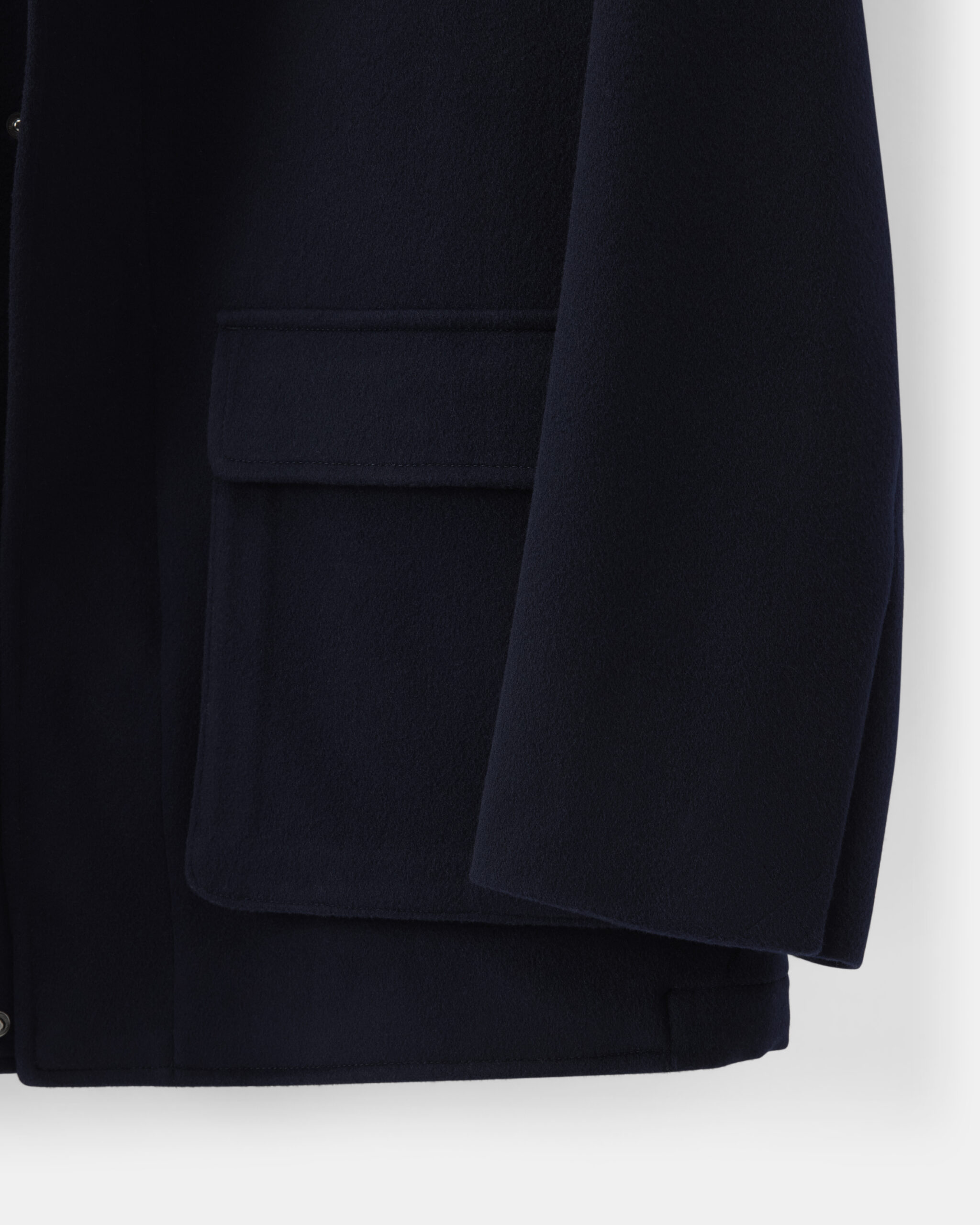 Måttsydd 'Capolavoro' City Jacket Mörkblå 590g borstad ull image 4